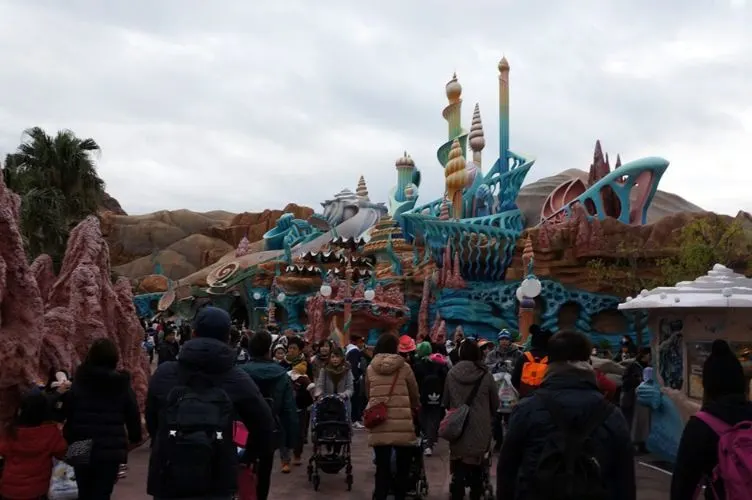 Outdoor area of DisneySea