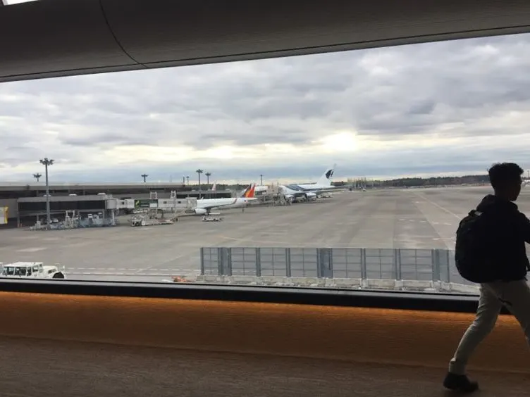 Planes at Narita Airport, time to say goodbye