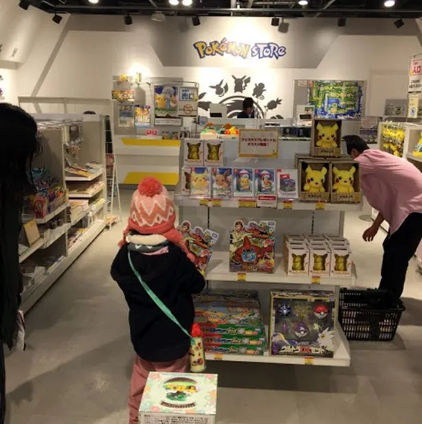 Inside a shop at Gotemba Premium Outlets