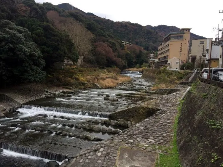 A small river running through Hakone