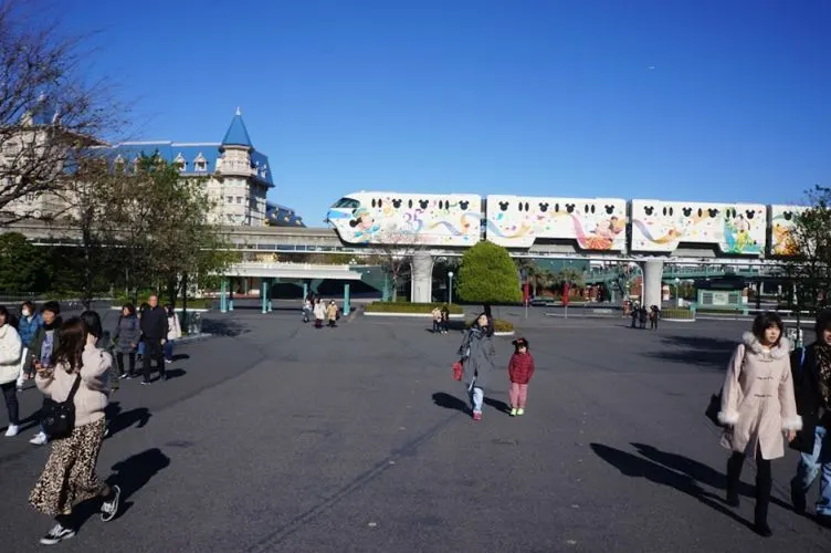 Nice weather at Disneyland