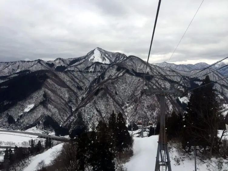 The view from the ropeway to the Rest House
